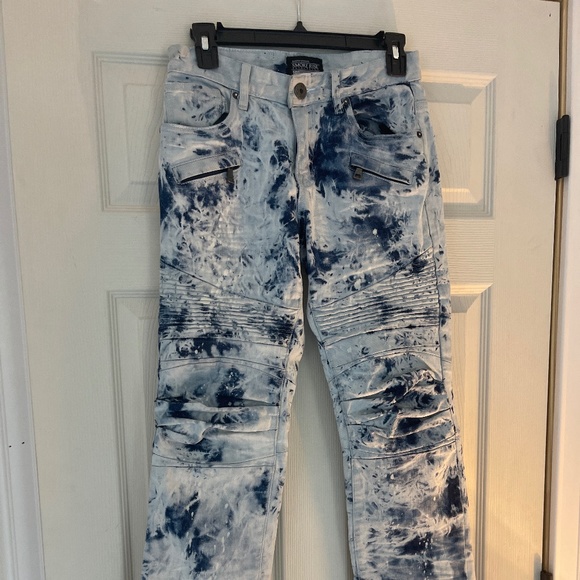Smokerise acid washed jeans size 14 Boys